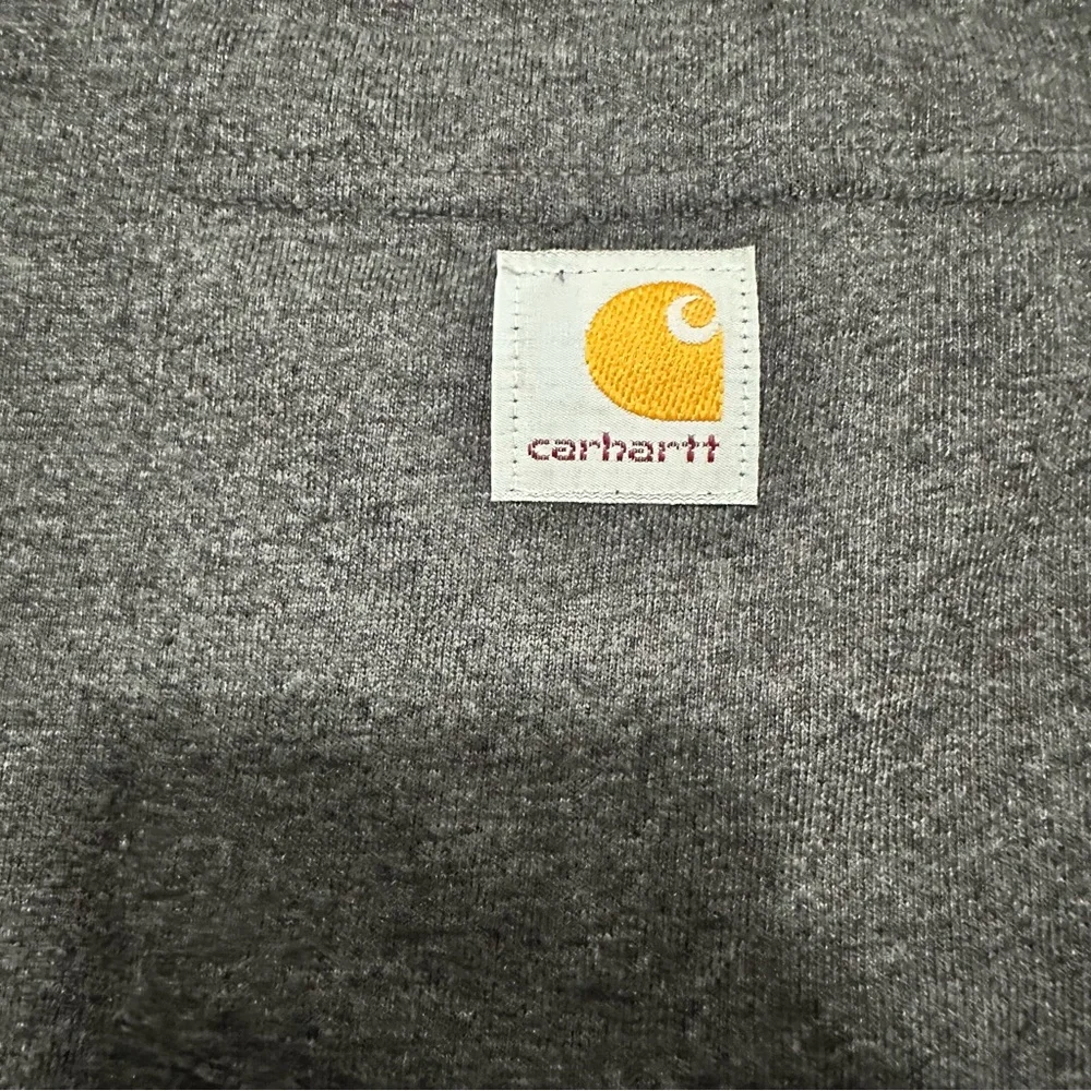 Carhartt Loose Fit Heavyweight Short Sleeve Pocket T-Shirt Dark Gray Large K87 - Picture 3 of 8